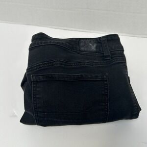 American Eagle Super Stretch‎ Black Hi-Rise Jegging Non Distressed Size 12